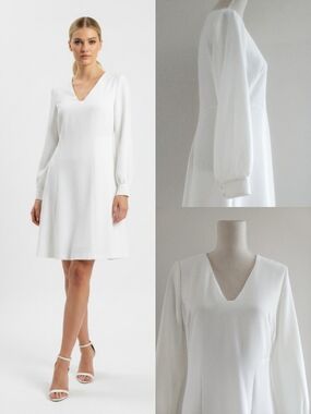 casual white dress summer Cozy Cloud Vintage Cotton Mini ‍ ️Mermaid Way, / M This dress easy great Karen Millen Red Petite Size:XXL - 44 LimitedQT_Cream